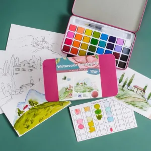 Watercolor Painting Kit - Italian Fields