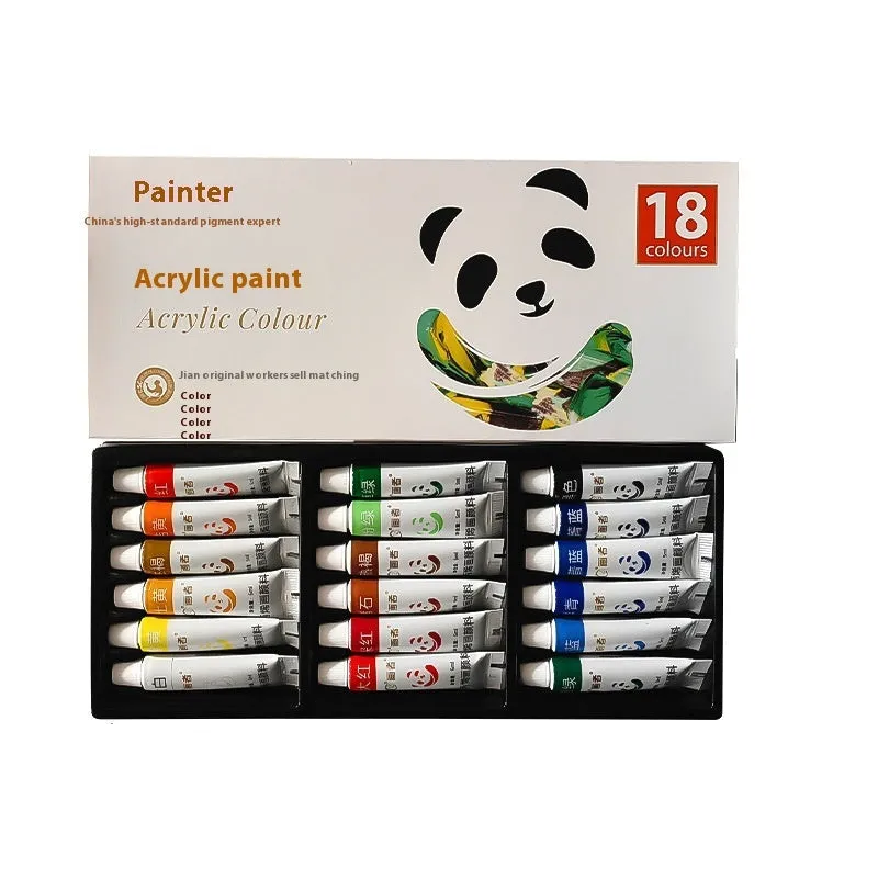 Waterproof Acrylic Paint Set for Beginners – 12–53 Colors