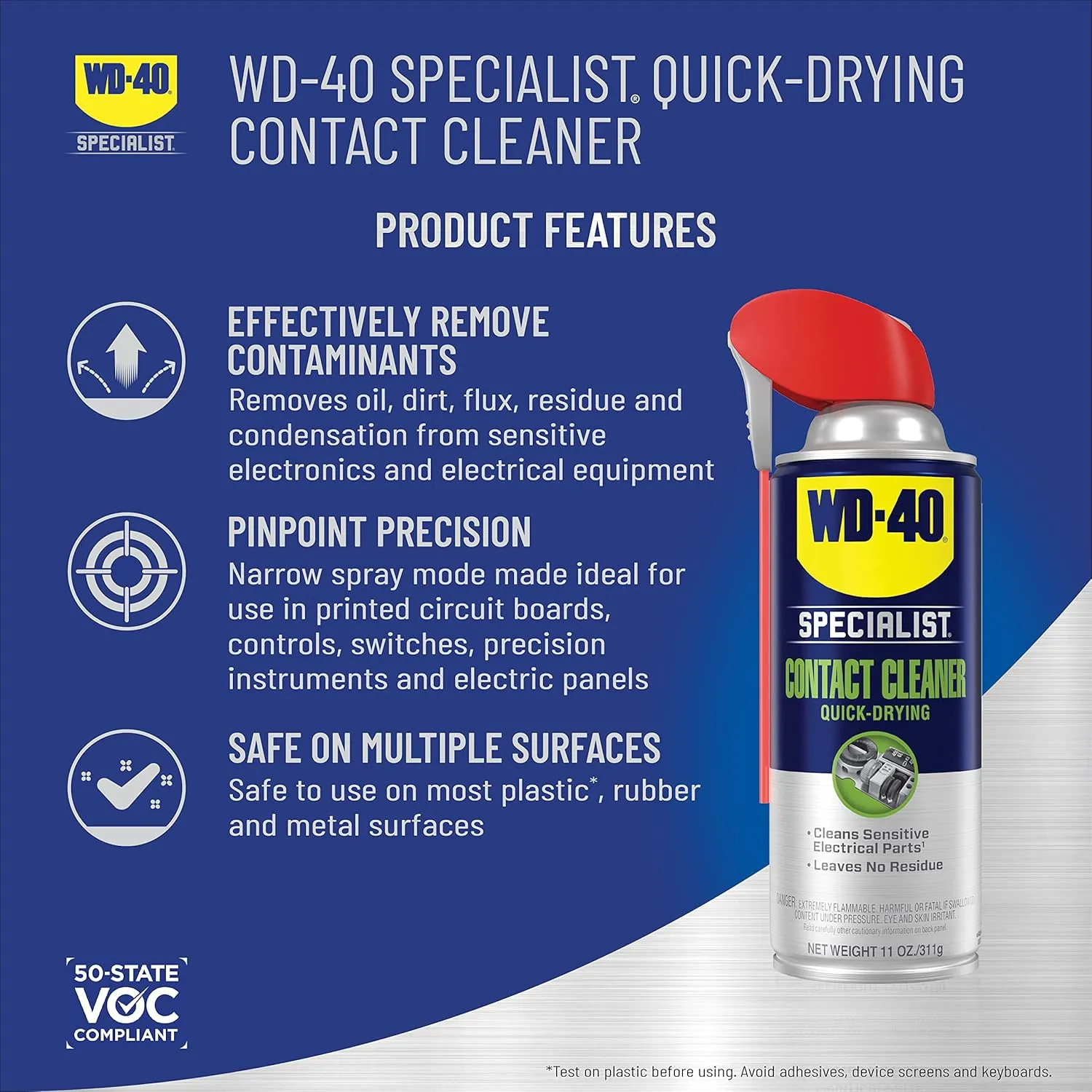 WD-40 Specialist Corrosion Inhibitor, Long-Lasting Anti-Rust Spray, 6.5 OZ & Specialist Contact Cleaner Spray, 11 oz.