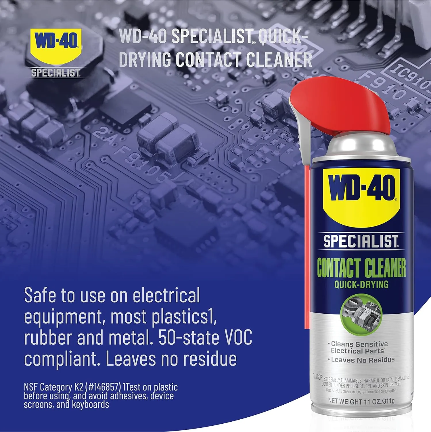 WD-40 Specialist Corrosion Inhibitor, Long-Lasting Anti-Rust Spray, 6.5 OZ & Specialist Contact Cleaner Spray, 11 oz.