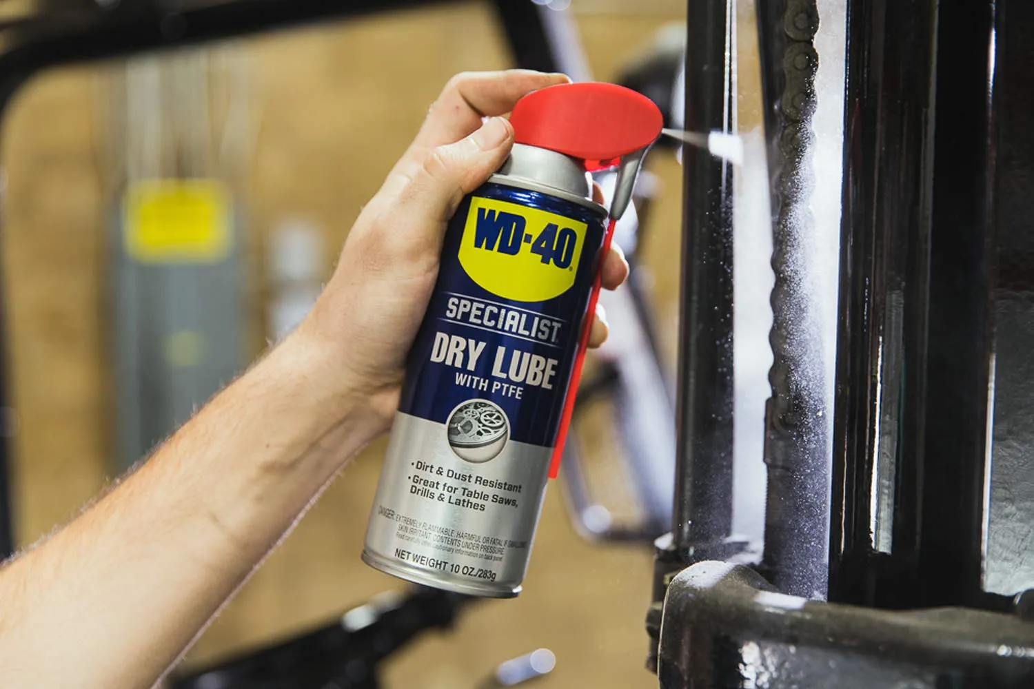 WD-40 Specialist Dry Lube with SMART STRAW SPRAYS 2 WAYS, 10 OZ [6-Pack] & Specialist Contact Cleaner Spray, 11 oz.