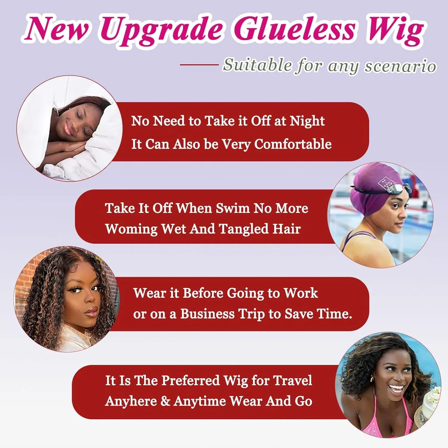 Wear And Go Glueless Wigs Human Hair Pre Plucked Pre Cut Curly Bob Wig Human Hair 5x5 Hd Lace Closure Ombre Water Wave Lace Front Wigs Human Hair Wigs For Black Women P1b/30 14inch