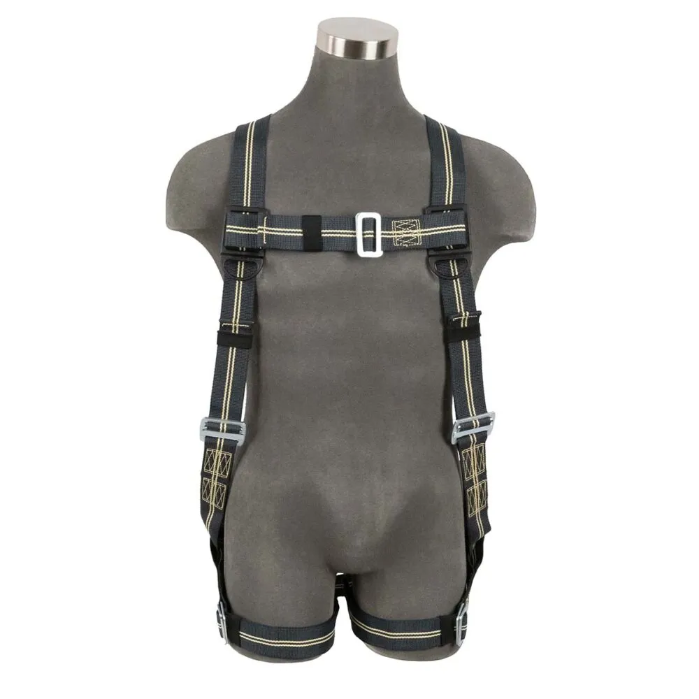 Welding Full Body Harness: Dorsal D-ring, Aramid Web, Mating Buckle Chest & Legs