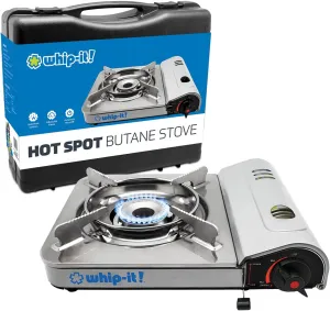Whip-It! Silver Hot Spot Butane Stove