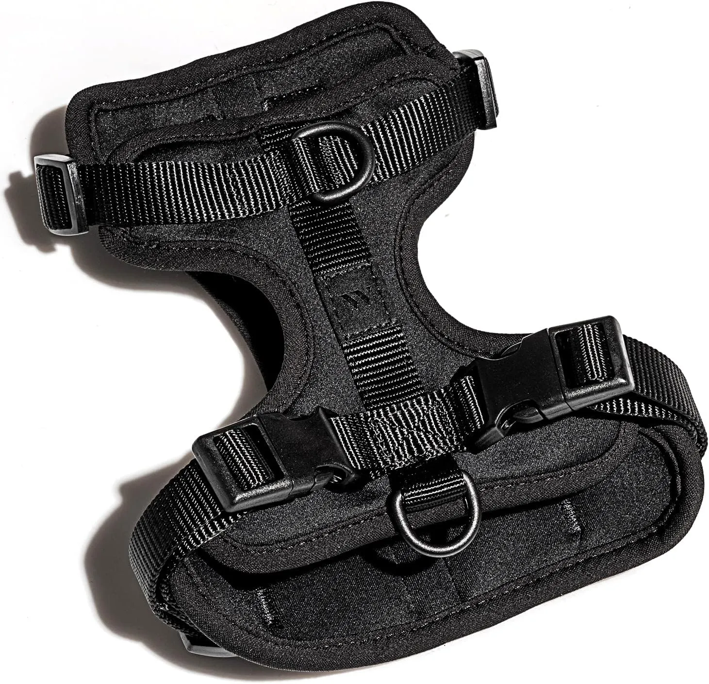 Wild One Dog Harness, The Original No-Pull, Pet Harness with 3 Leash Clips, Adjustable Soft Padded Vest, Comfortable, Stretchy, Size S, Black