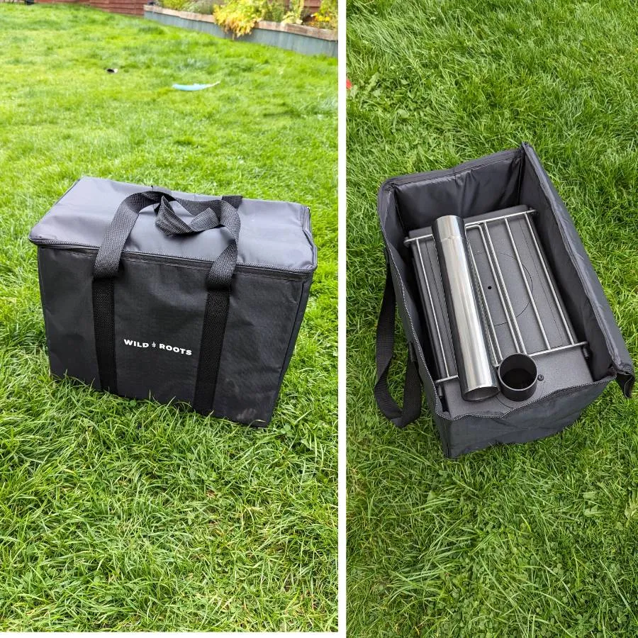 Wild Roots Carry Case BBQ Fire Pit Stove Box