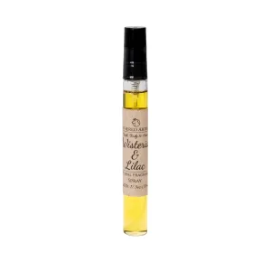 Wisteria & Lilac - Natural Fragrance Oil Perfume with Essential Oils by Lathered Artisan - Alcohol-Free Plant Based Oil Perfume, Nourishing, and Uniquely Handcrafted (Wisteria & Lilac - Spray)