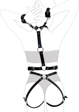 Women Bondage Restraints Set Harness for women Chest Harness Gothic Rave Accessories Sexy Chest Harness Belt Body Bondage Harness Belts S&M Corset Bel Body Chain Jewelry For Women