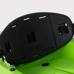 WOOWAVE Kayak Backrest EVA Surfing Backband Back Band Comfortable Back Support Adjustable Padded Seat Canoe Boat Lumbar Back Rest with EZ Clips for Kayaking