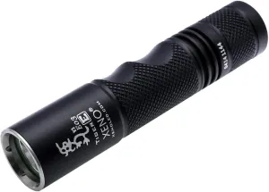 Xeno E03 Rugged AA Size Keychain LED Flashlight with LED 6 Modes Waterproof - Black