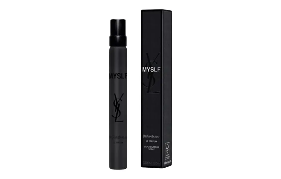 YVES SAINT LAURENT MYSLF Le Parfum for Men – Mini EDP Travel Spray 0.33 oz – Refillable Designer Cologne