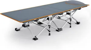 YVYKFZD Folding Camping Cot, Camping Bed for Adults, Portable Sleeping Cots with Headrest Design, for Tent Office Outdoor Travel, Supports 220 lbs (Color : A, Size : 160x57.5x28.5cm)