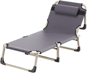 YYDS Folding Bed Extra Thick Steel Pipe Folding Camping Cot – Deluxe Collapsible Single Person Bed in A Bag W/Pillow for Indoor & Outdoor Use Camping cot