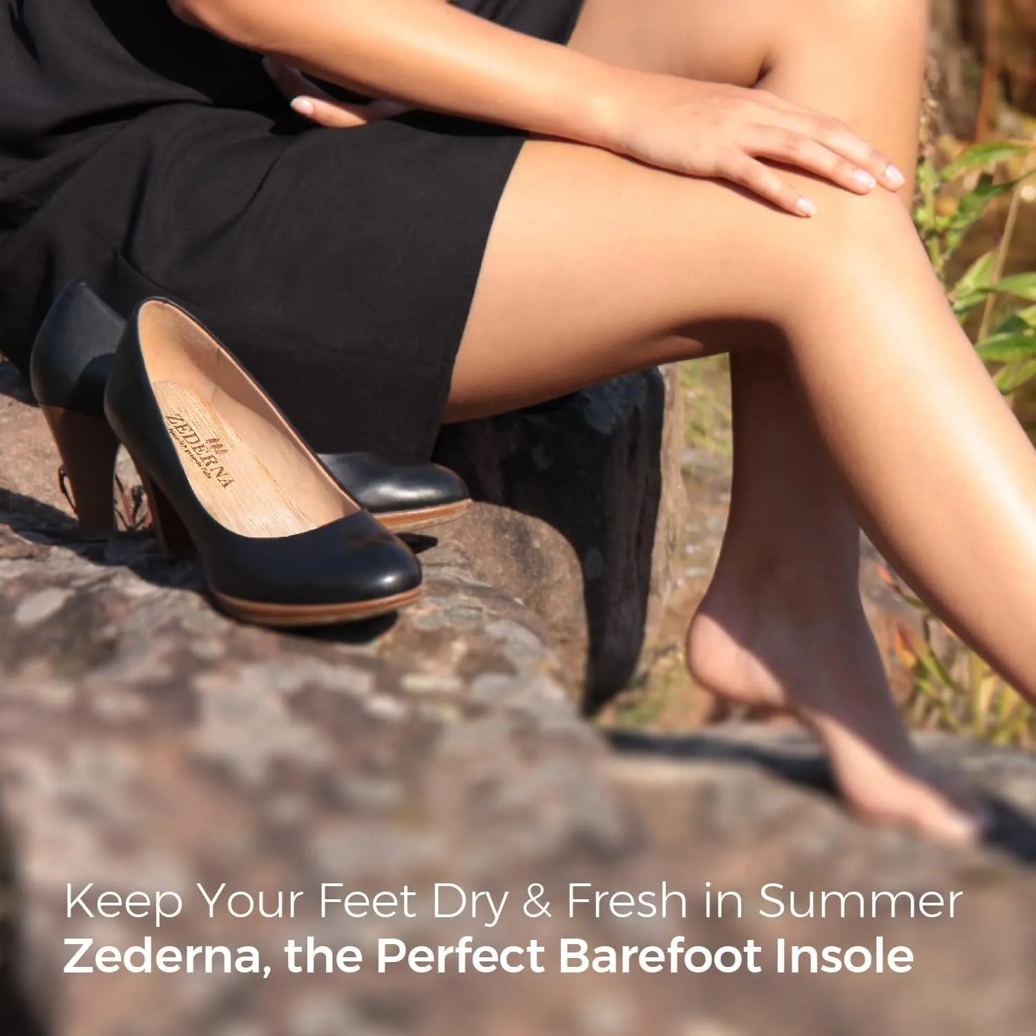 Zederna Cedar Wood Shoe Insoles Men & Women, 3 Pairs, Against Foot & Shoe Odor, Shoe Inserts for Women & Men, Shoe Odor Absorber, Against Smelly Feet. Natural Cedar Sole Inserts, Shoe Deodorizer