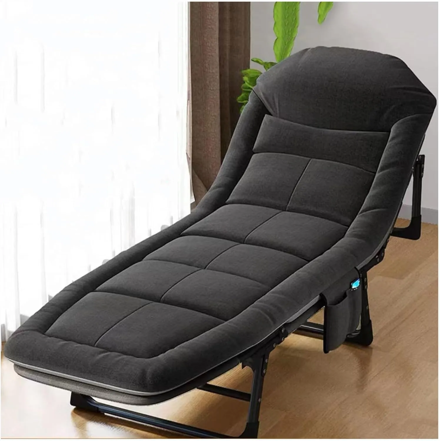 ZTGL B,180x60cm, Portable Folding Bed, Foldable Camping Cot, Patio Reclining Lounge Chairs, Folding Sleeping Bed, Lightweight Folding Bed, Camping Lounge Chair Outdoor
